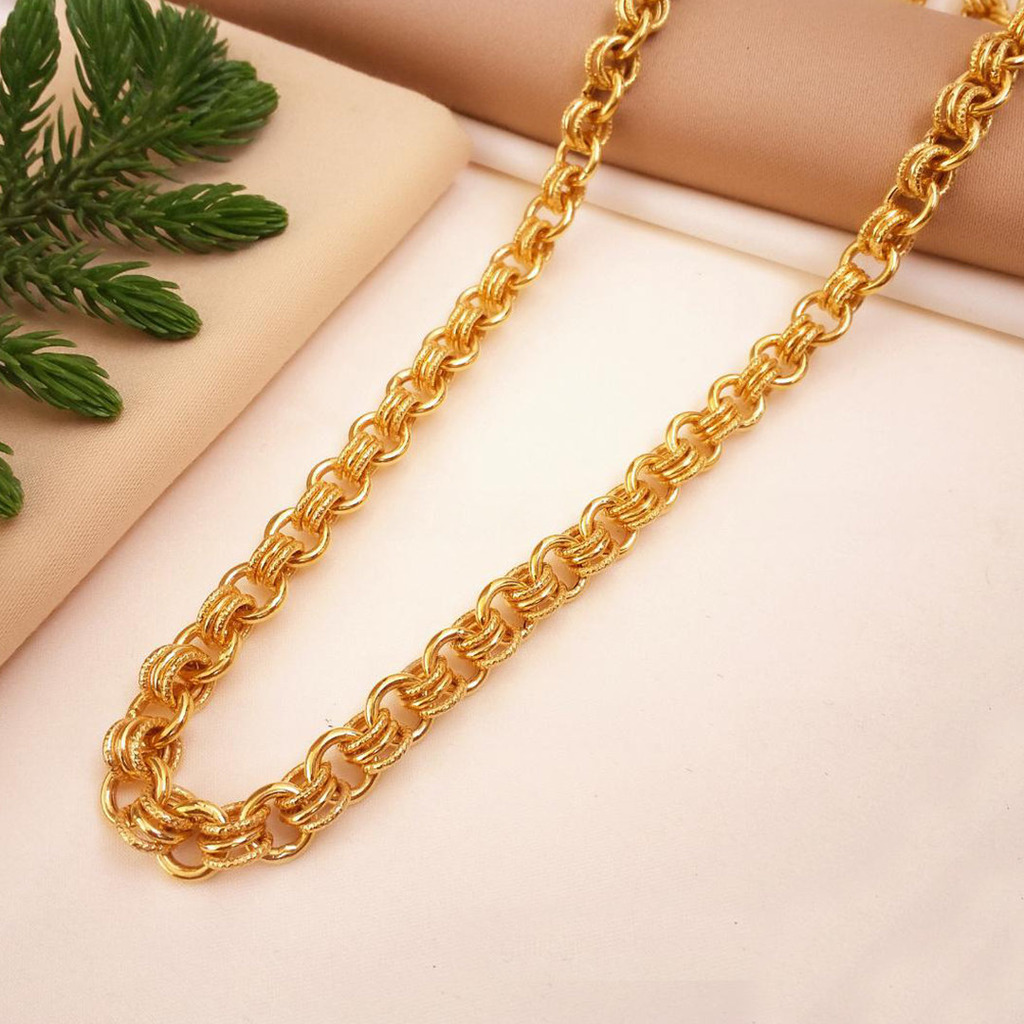 Best Quality Durable Design Gold Plated Chain for Men - Style T1